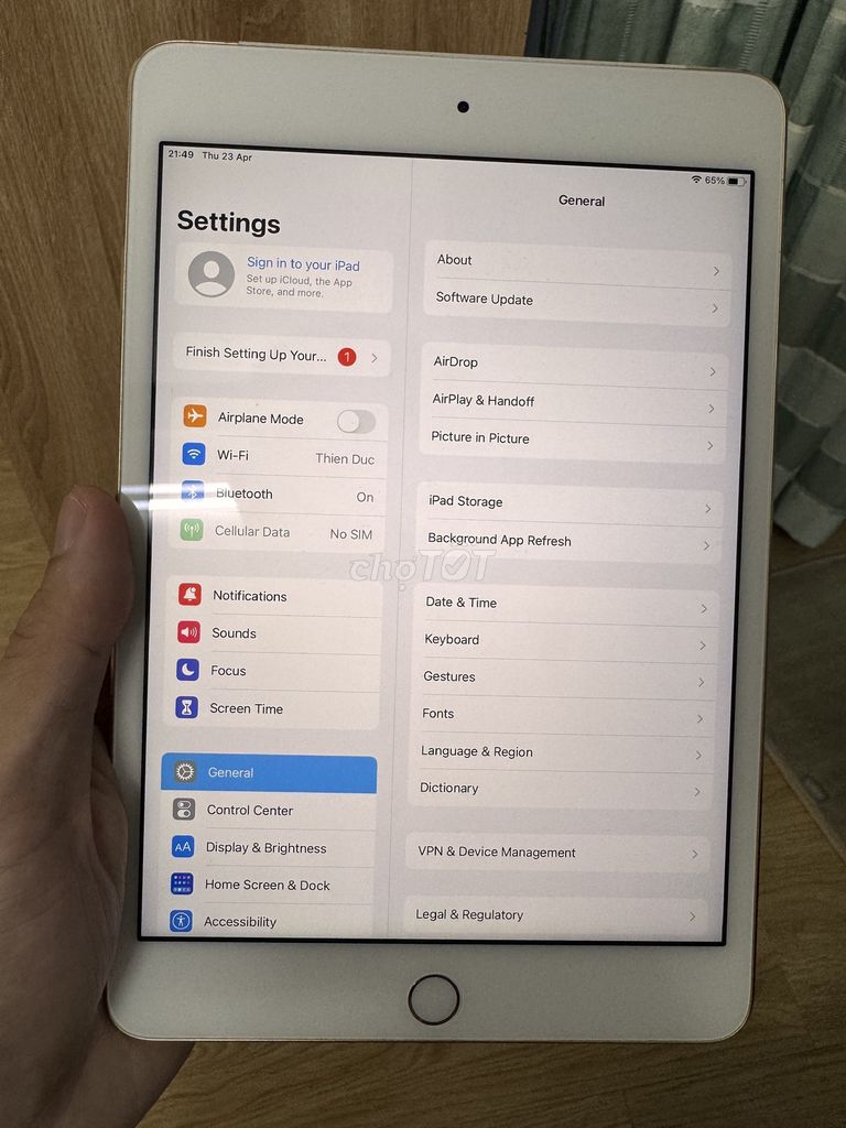 Apple iPad mini 4 32GB Gold 4G. Mua bán Máy tính bảng tại Quận Bình Tân Tp Hồ Chí Minh được đăng bởi Nvthienduc hình 1