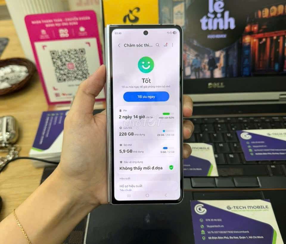 Samsung Z Fold5 5g blue 2sim r. Mua bán Điện thoại tại Quận Bình Thạnh Tp Hồ Chí Minh được đăng bởi Minh phương hình 1