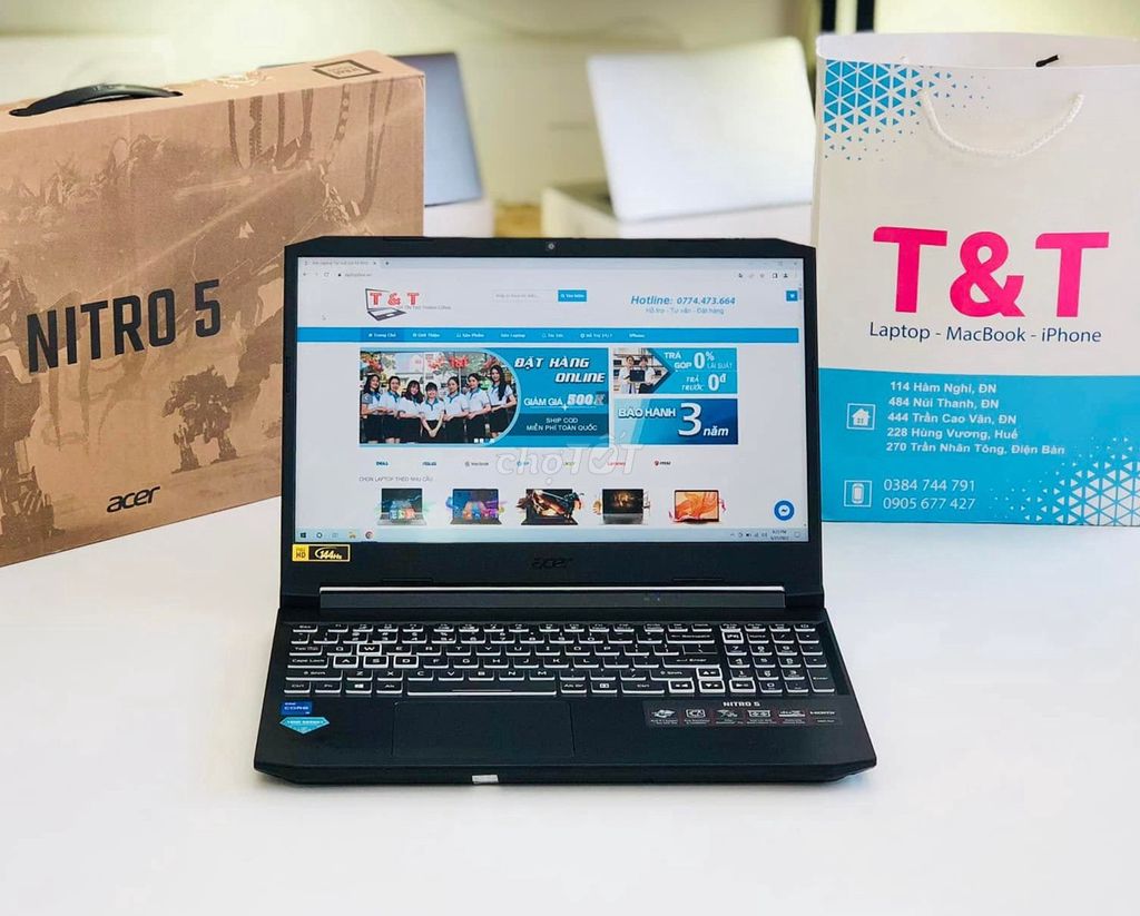 Bán Acer Nitro 5 | i5 10300H/16GB/512GB/GTX1650Ti. Mua bán Laptop tại Quận Hải Châu Đà Nẵng được đăng bởi TTCenter 484 NÚI THÀNH hình 1