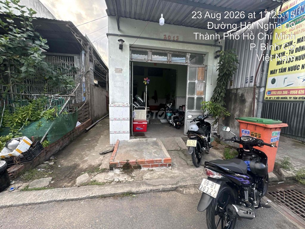 Dãy trọ KP1 Hội Nghĩa đường nhựa thông vào KCN