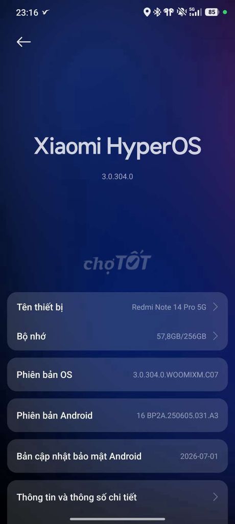 Redmi note 14 pro 5G. Mua bán Điện thoại tại Thành phố Bến Tre Bến Tre được đăng bởi Si Si hình 1