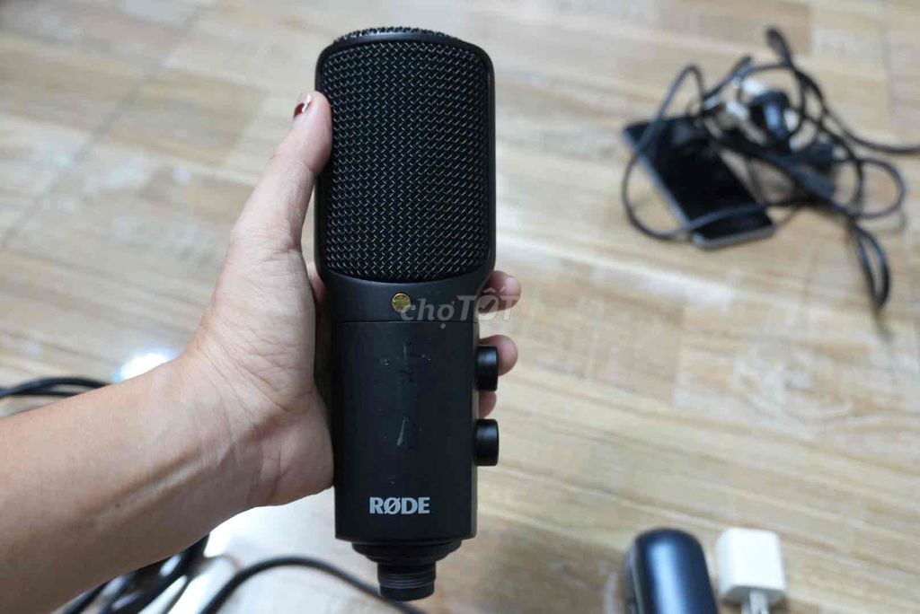 Microphone Rode NT-USB+ Đen Đã sử dụng. Mua bán Tivi, Âm thanh tại Quận Phú Nhuận Tp Hồ Chí Minh được đăng bởi gotot hình 1