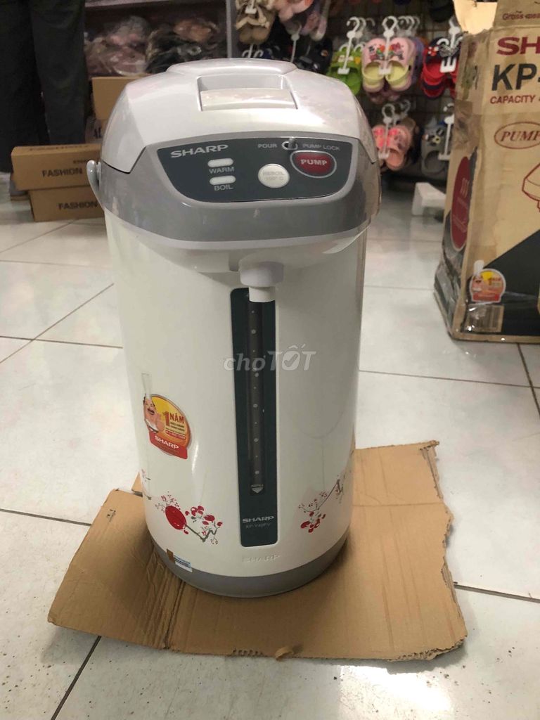 Bình thủy điện Sharp KP-Y40PV 4 lít Trắng. Mua bán Bếp, lò, đồ điện nhà bếp tại Thành phố Nha Trang Khánh Hòa được đăng bởi Hoang van Toan hình 1