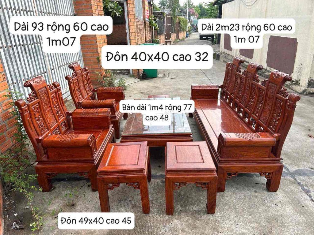 Bộ bàn ghế phòng khách Gỗ Nâu đỏ. Mua bán Bàn ghế tại Quận 12 Tp Hồ Chí Minh được đăng bởi bé chi hình 1