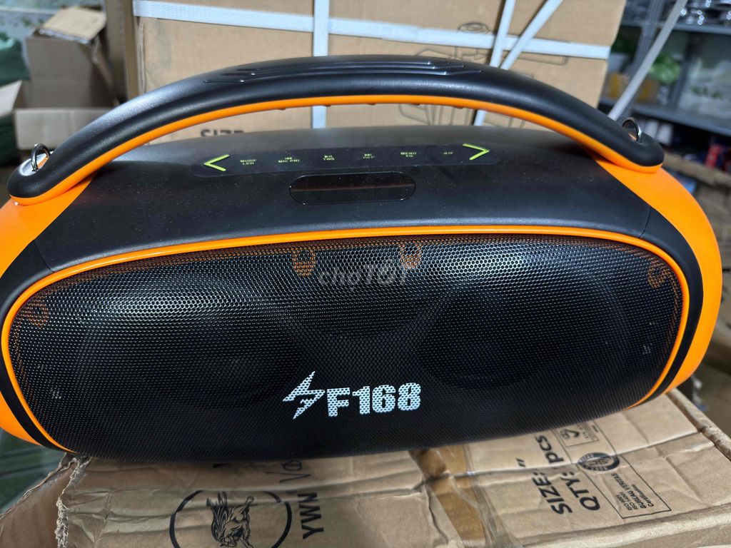 Loa Bluetooth F168 Đen, Cam Mới. Mua bán Tivi, Âm thanh tại Thành phố Cà Mau Cà Mau được đăng bởi Mario hình 1