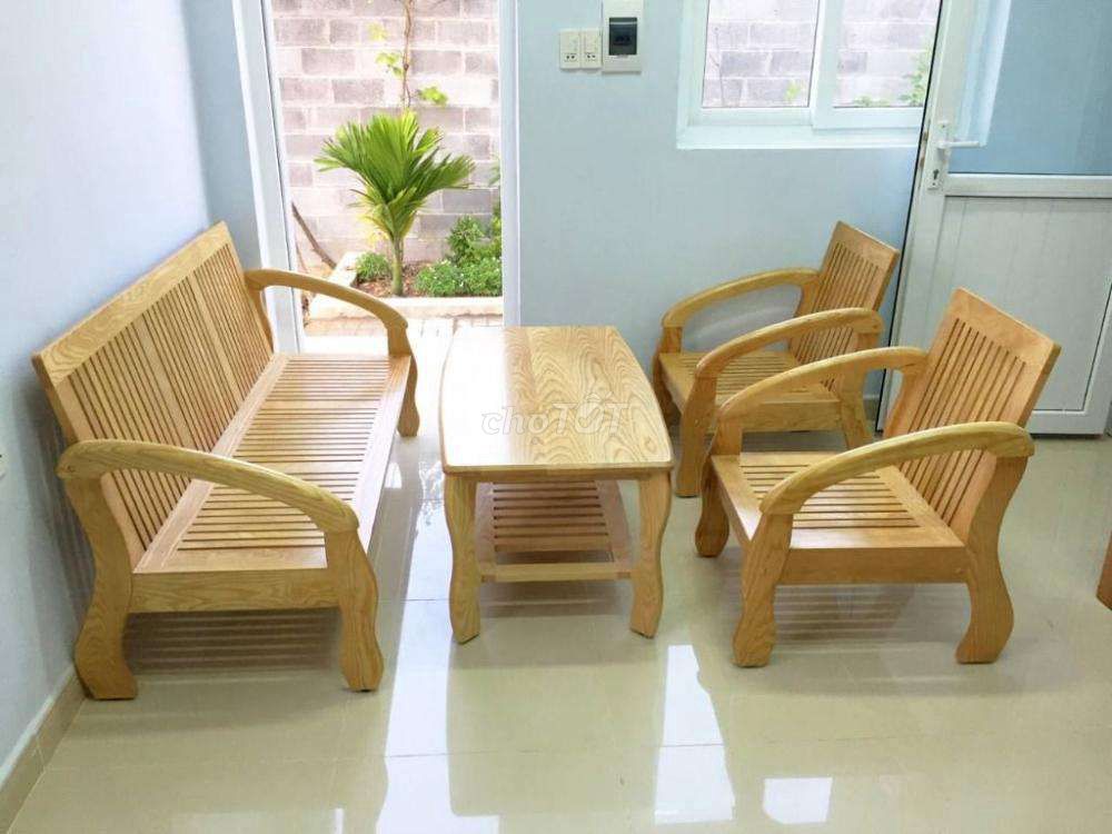 0981677911 - Bộ sofa phòng khách gỗ xoan đào đẹp. Kiểu Hàn.