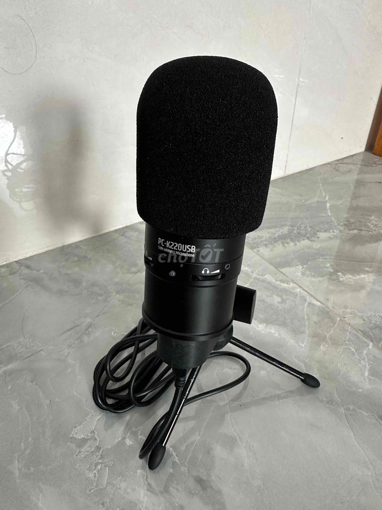Micro thu âm PC-K220USB Đen USB. Mua bán Tivi, Âm thanh tại Quận Liên Chiểu Đà Nẵng được đăng bởi Dang Trung hình 1