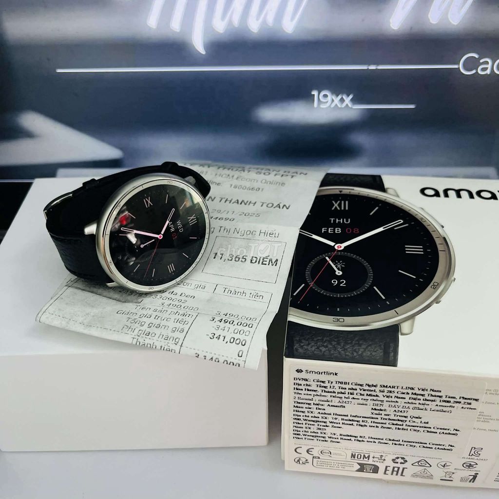 Amazfit Active 2 PRENIUM. Mua bán Thiết bị đeo thông minh tại Quận Gò Vấp Tp Hồ Chí Minh được đăng bởi AnVũ02 hình 1