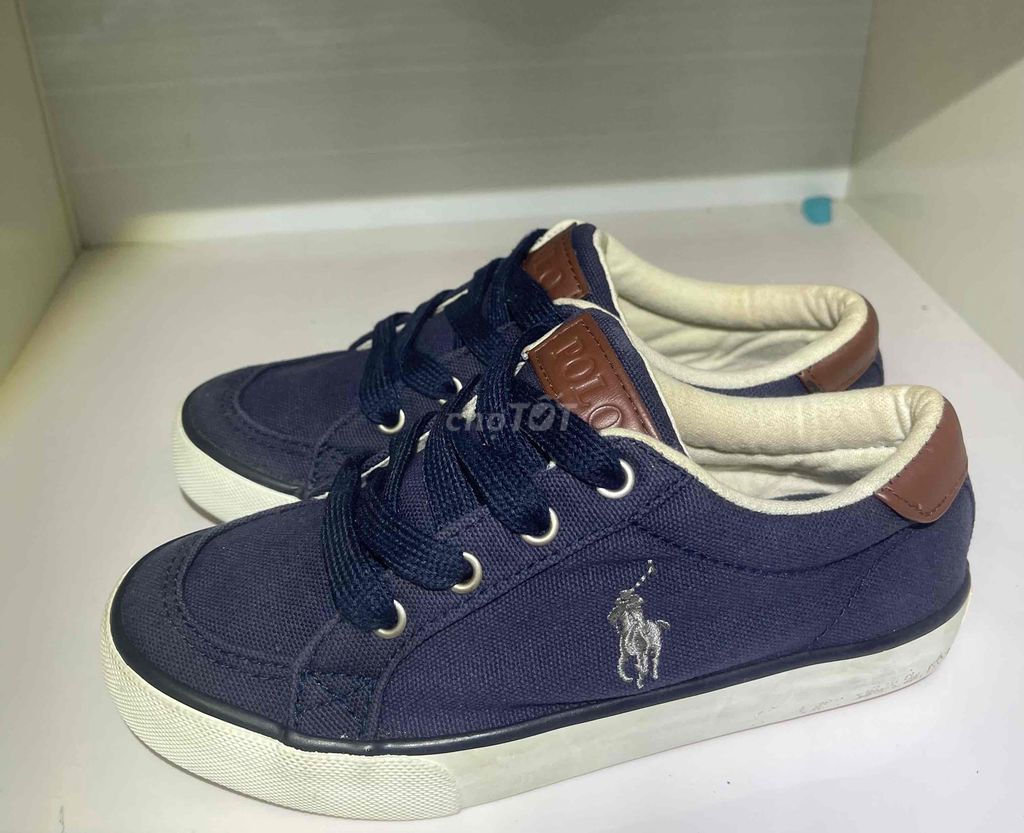 Giày bé 90$ Polo Ralph Lauren auth size 31 20.5cm