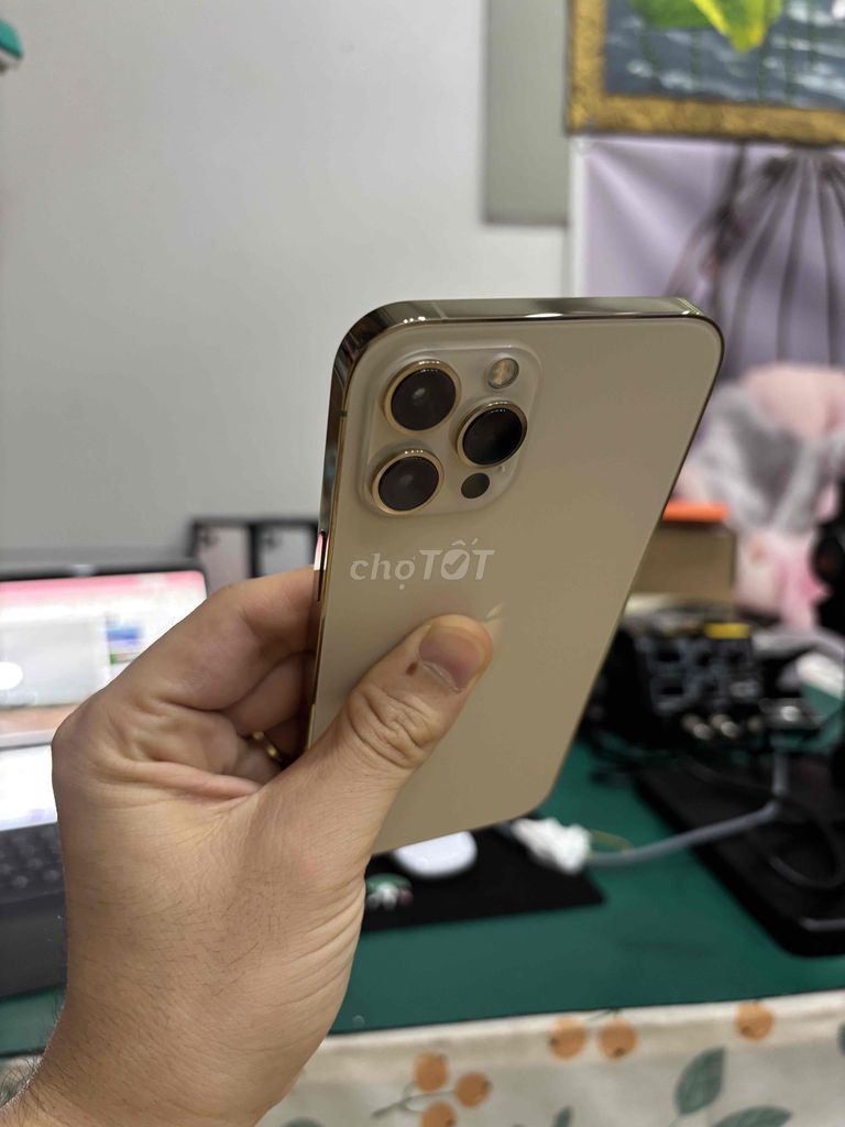 iPhone 12 Pro Max 512GB Vàng đẹp keng. Mua bán Điện thoại tại Quận Bắc Từ Liêm Hà Nội được đăng bởi Cửa hàng Bính Táo hình 1