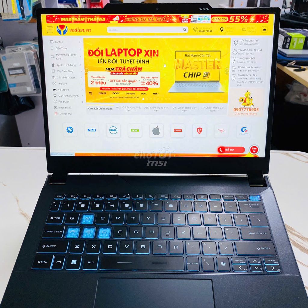 MSI Cyborg 14 A13UDX i7-13620H 16G/512GB RTX3050-6. Mua bán Laptop tại Quận Ninh Kiều Cần Thơ được đăng bởi Võ Diện hình 1