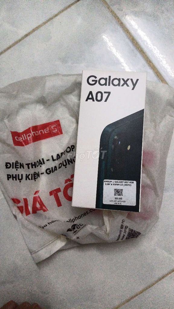 Samsung Galaxy A07 Xanh . Mua bán Điện thoại tại Quận 12 Tp Hồ Chí Minh được đăng bởi Trưng  hình 1