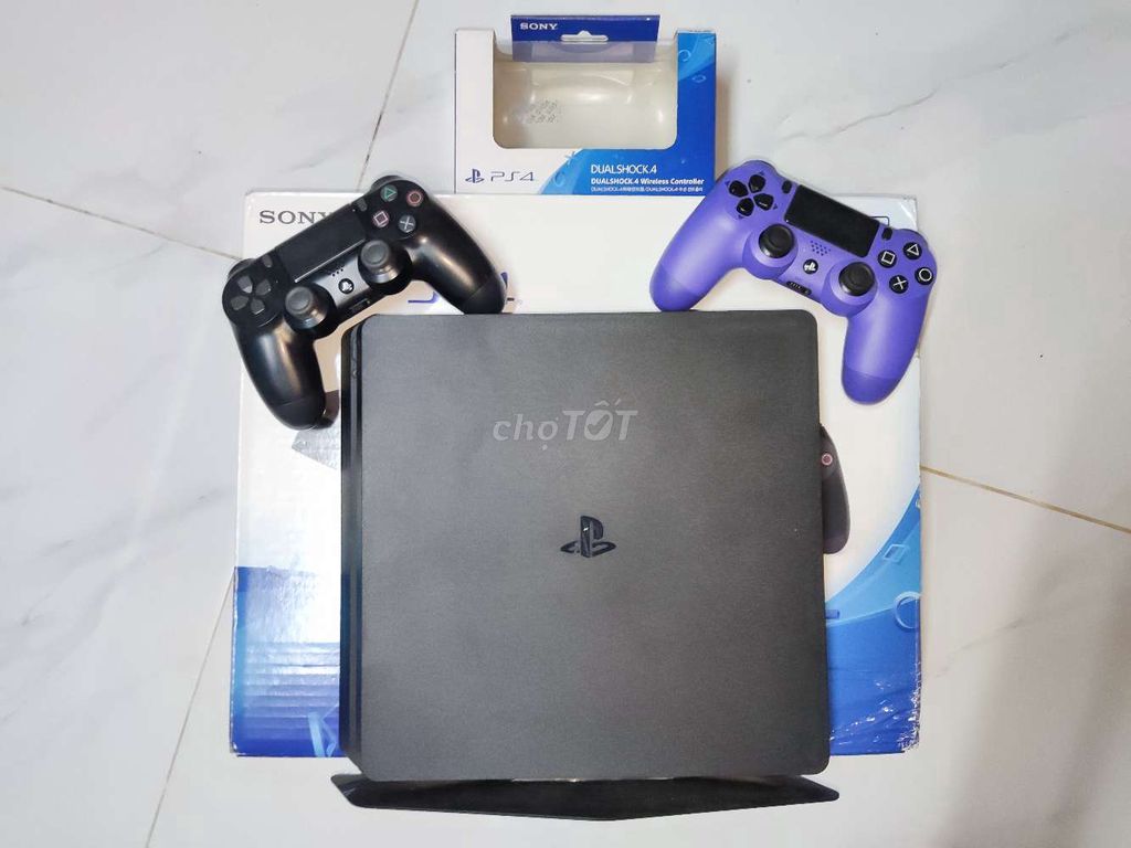 PS4 Slim 500GB Full Box 2 tay cầm