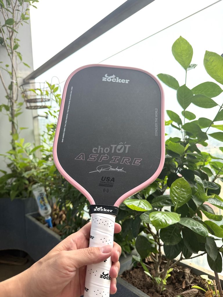 Vợt Pickleball Zocker Aspire Hồng, Đen 95-98%. Mua bán Đồ thể thao, Dã ngoại tại Quận Thanh Xuân Hà Nội được đăng bởi Vân Anh hình 1