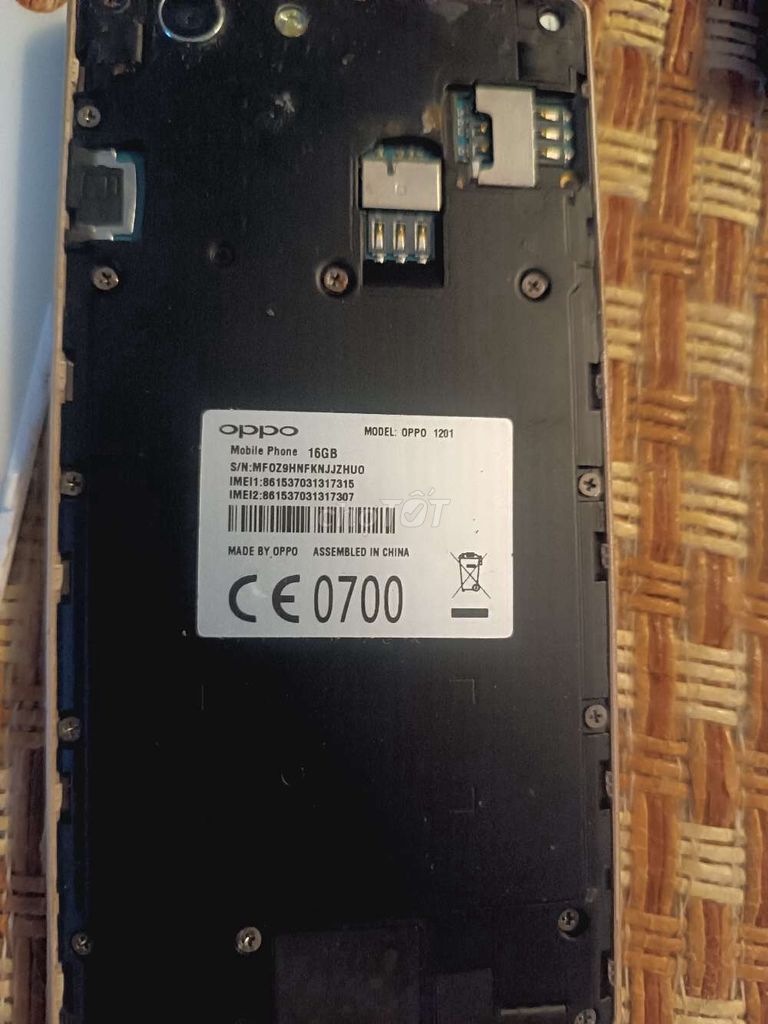 Oppo 1201 16GB Trắng Đã sử dụng. Mua bán Điện thoại tại Quận Long Biên Hà Nội được đăng bởi Nguyễn Nam hình 1
