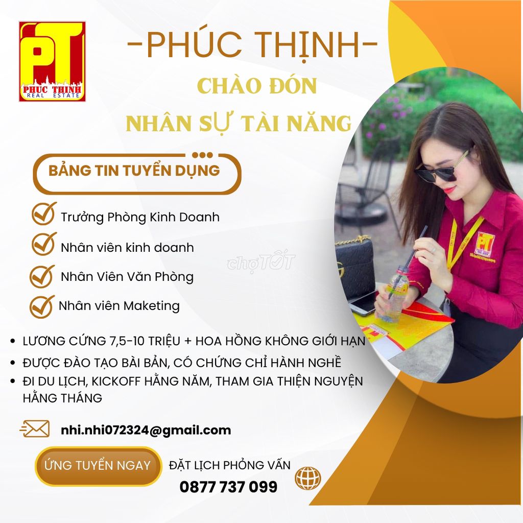 CẦN 10 BẠN TRẺ NĂNG ĐỘNG NHIỆT HUYẾT GIA NHẬP TEAM. Việc làm tại Thành phố Thủ Dầu Một Bình Dương được đăng bởi Nhi Nhi hình 5