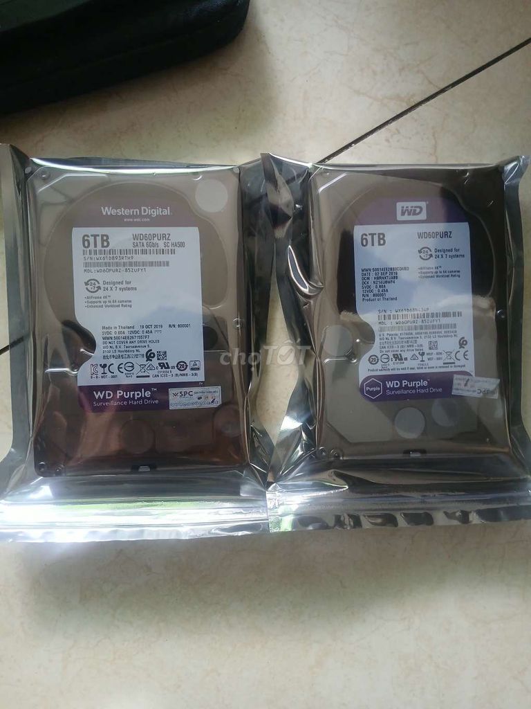 Ổ cứng HDD Western Digital WD60PURZ 6TB. Mua bán Linh kiện (RAM, Card...) tại Huyện Hóc Môn Tp Hồ Chí Minh được đăng bởi Chính hình 1