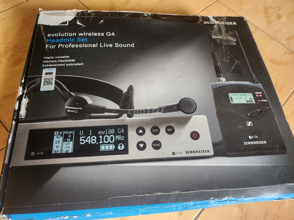 Bộ thu và phát kèm micro Sennheiser EW 100 G4. Mua bán Tivi, Âm thanh tại Quận Tân Phú Tp Hồ Chí Minh được đăng bởi Nguyen hình 1