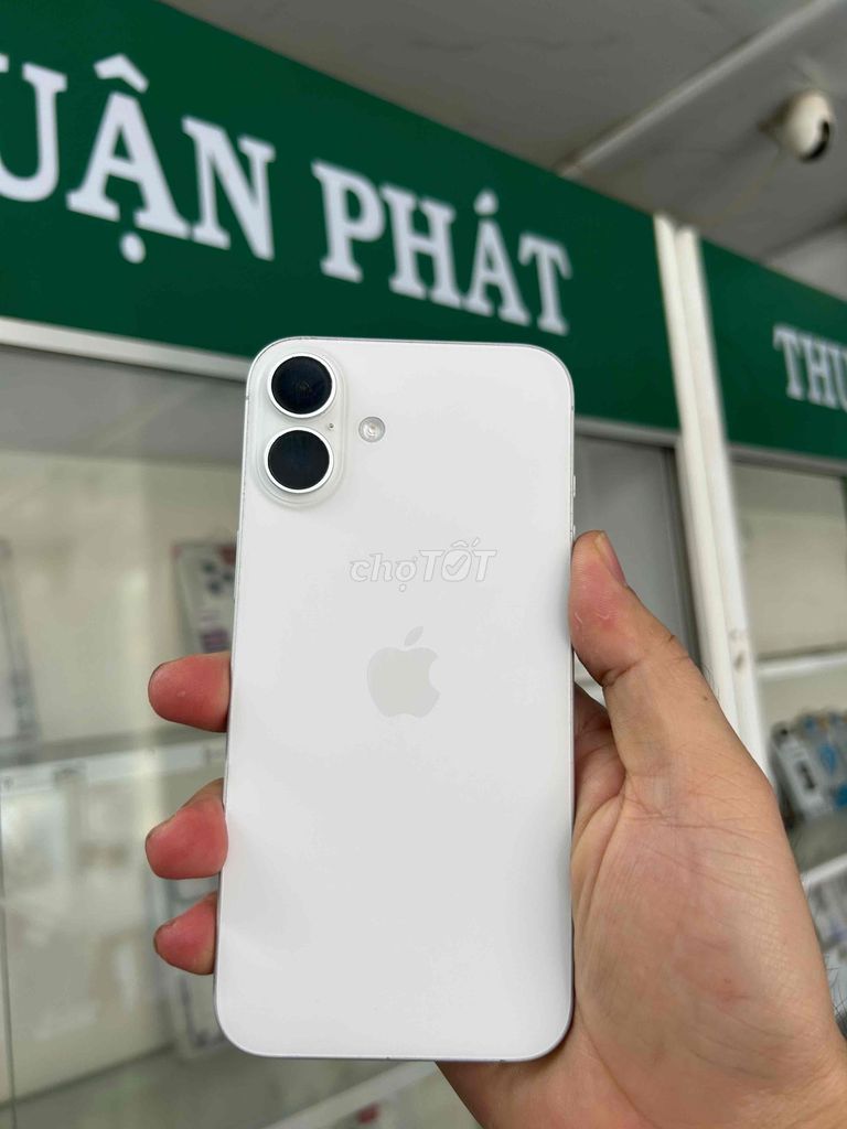 Apple iPhone 16 Plus 128GB Trắng 98.5%. Mua bán Điện thoại tại Quận Bình Tân Tp Hồ Chí Minh được đăng bởi Thuận Phát Store hình 1