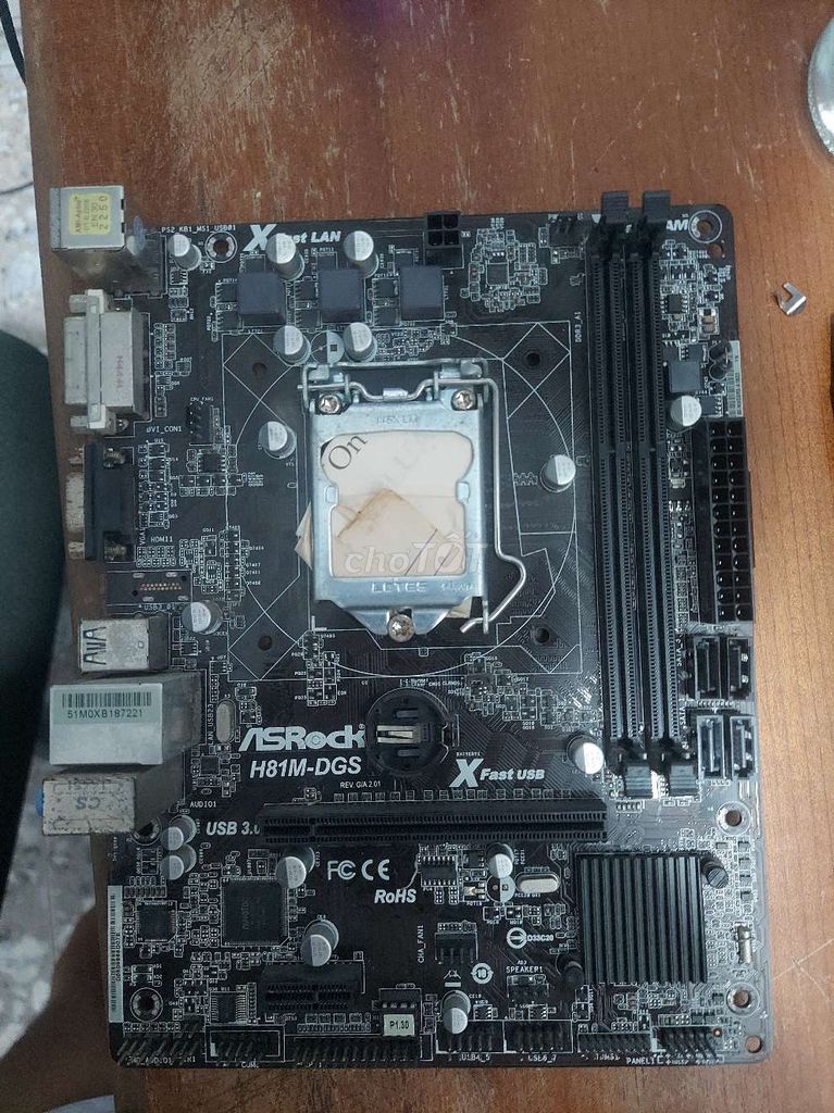 Bo mạch chủ ASRock H81M-DGS Đen. Mua bán Linh kiện (RAM, Card...) tại Quận Hải Châu Đà Nẵng được đăng bởi Phan Hoàng hình 1