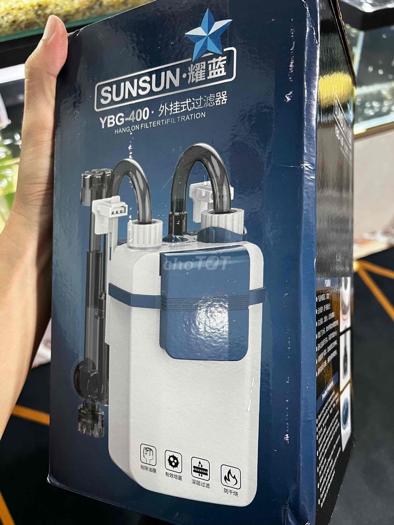 Lọc treo thủy sinh SUNSUN YBG-400. Mua bán Phụ kiện, Thức ăn, Dịch vụ tại Quận 12 Tp Hồ Chí Minh được đăng bởi Kim Tuân hình 1