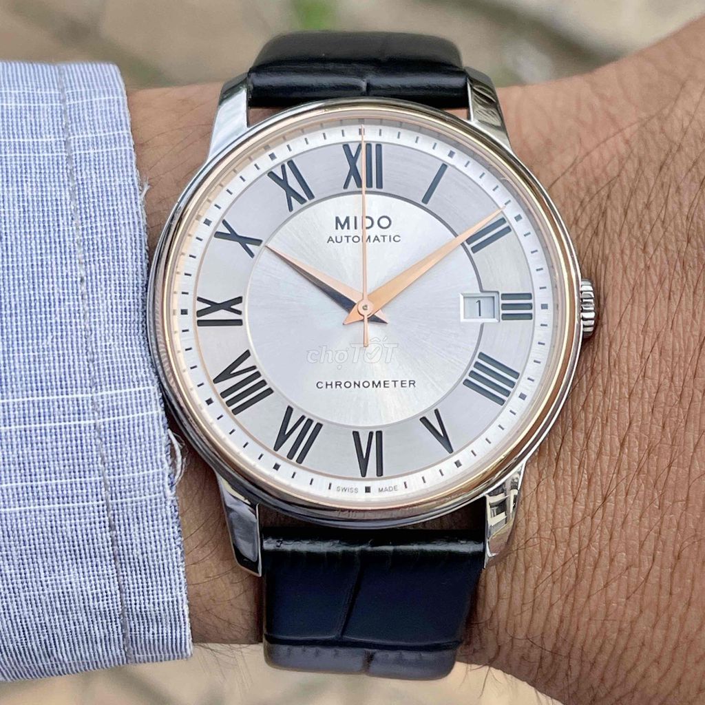 Mido Baroncelli M010.408.46.033.29 niềng vàng 18k