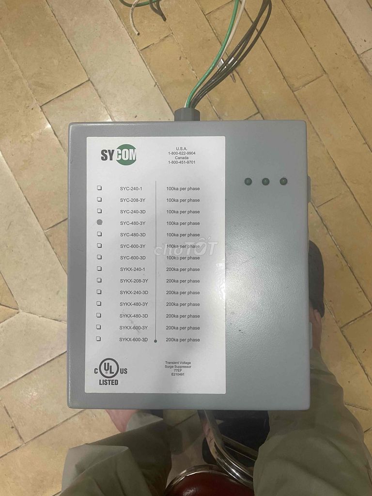 SYCOM SYC-480-3Y Thiết bị cắt lọc sét 800A. Mua bán Nội thất, đồ gia dụng khác tại Thành phố Thủ Dầu Một Bình Dương được đăng bởi Minh  hình 1