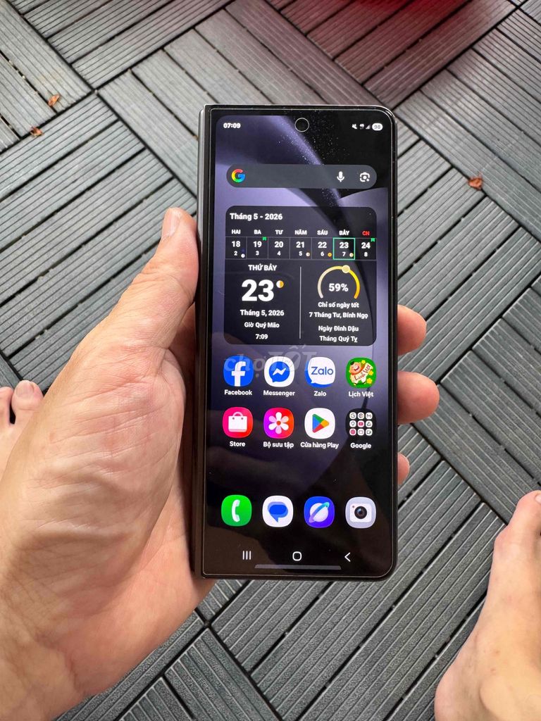 Samsung Z Fold 5 256GB Ghi. Mua bán Điện thoại tại Quận Cầu Giấy Hà Nội được đăng bởi Hùng Jk hình 1