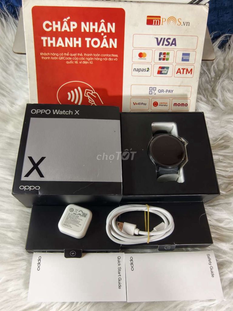 Oppo Watch X Đen full box. Mua bán Thiết bị đeo thông minh tại Quận Tân Phú Tp Hồ Chí Minh được đăng bởi Phan Tấn SmartWatch hình 1