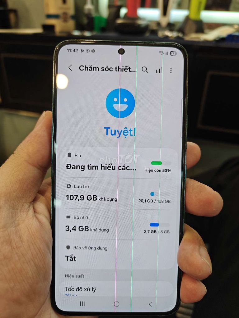Samsung S22 128GB bị sọc. Mua bán Điện thoại tại Quận 6 Tp Hồ Chí Minh được đăng bởi Phan văn thưởng hình 1