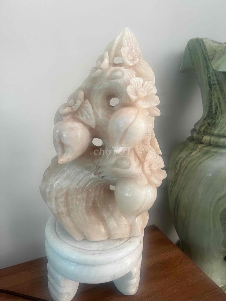 Cây đào phong thủy Thạch anh Hồng nhạt 50cm
