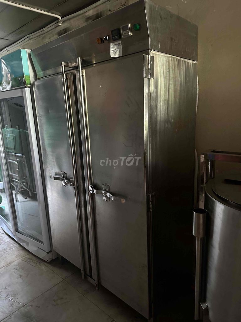 tủ hấp sữa inox 304