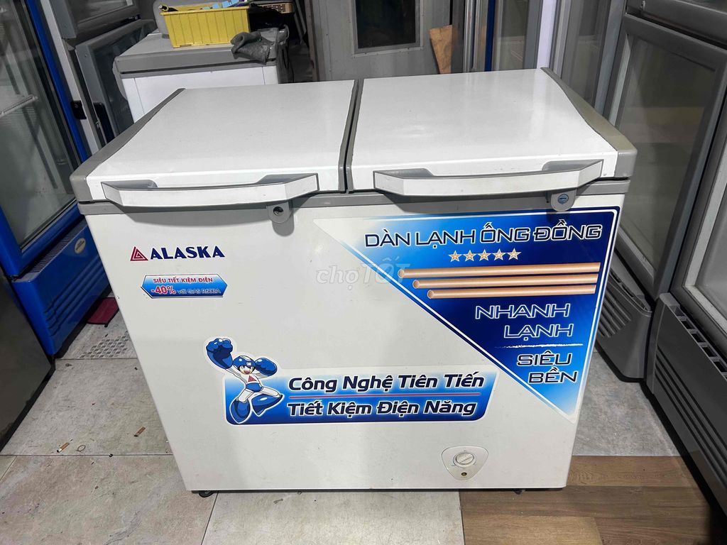 tủ đong mát alaska giàn đồng