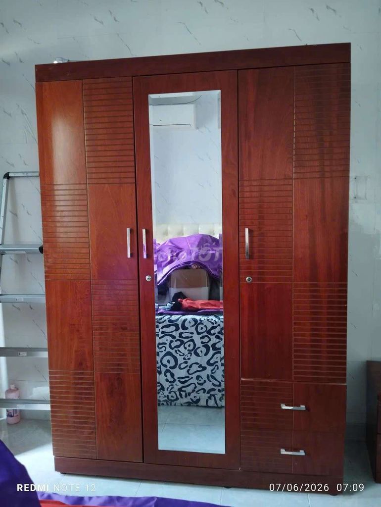 Tủ quần áo gỗ công nghiệp MDF. Mua bán Tủ, kệ gia đình tại Quận 4 Tp Hồ Chí Minh được đăng bởi NamLe hình 1