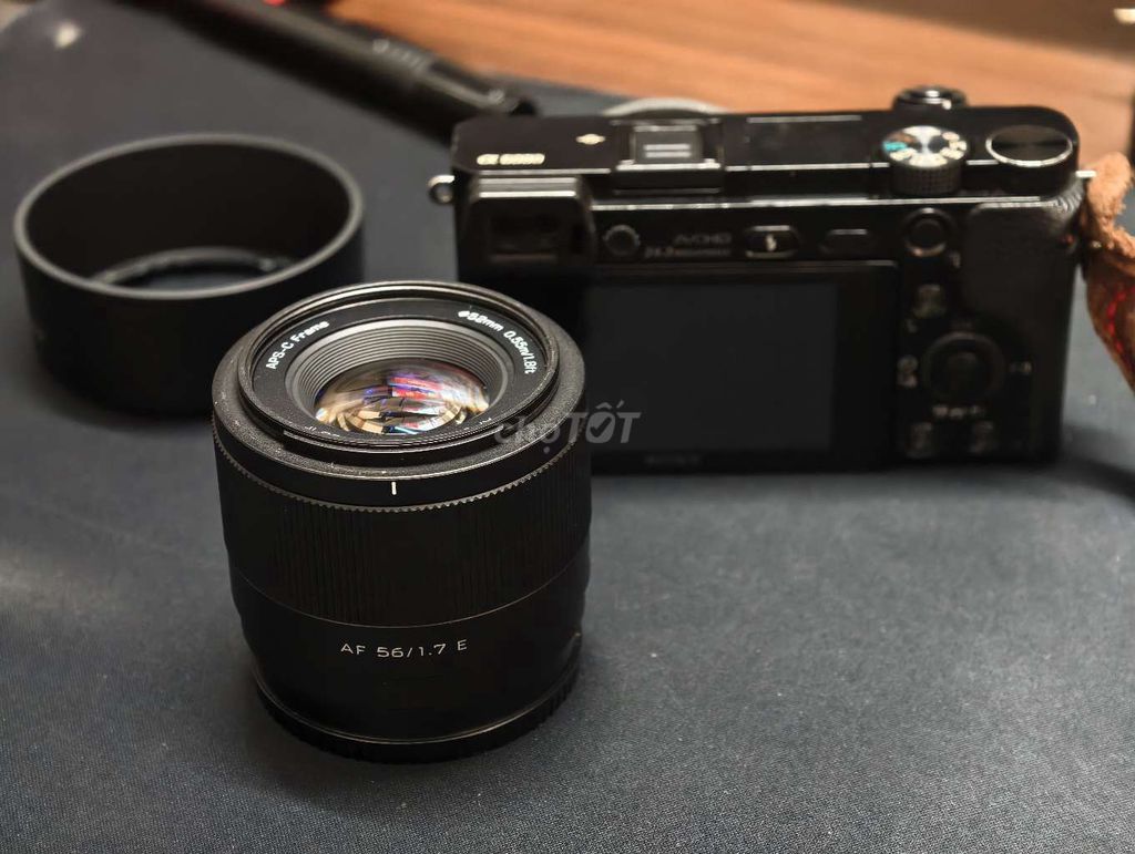 Máy ảnh Sony a6000 + Viltrox 56mm f1.7. Mua bán Máy ảnh, Máy quay tại Thành phố Buôn Ma Thuột Đắk Lắk được đăng bởi Jen  hình 1
