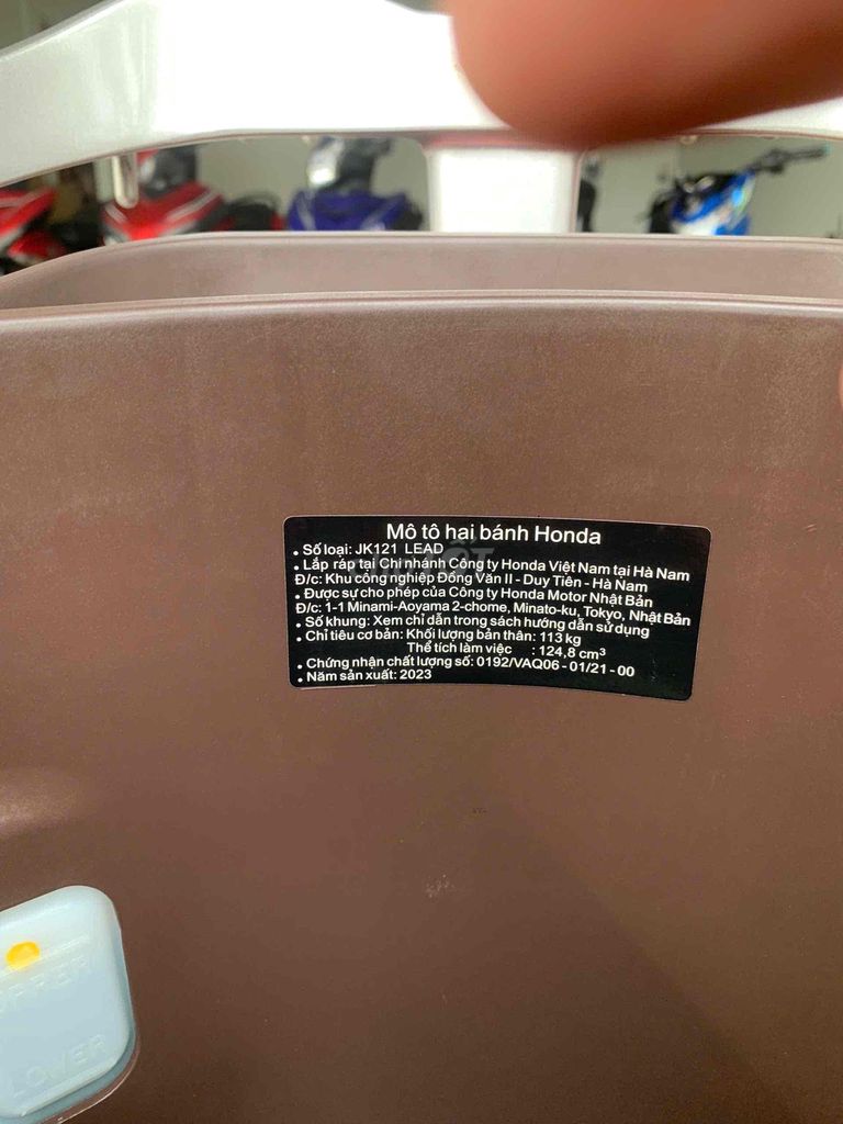 Honda Lead 125 2023 Đỏ 2.000 km. Mua bán Xe máy tại Thành phố Sa Đéc Đồng Tháp được đăng bởi DUY CƯỜNG hình 8