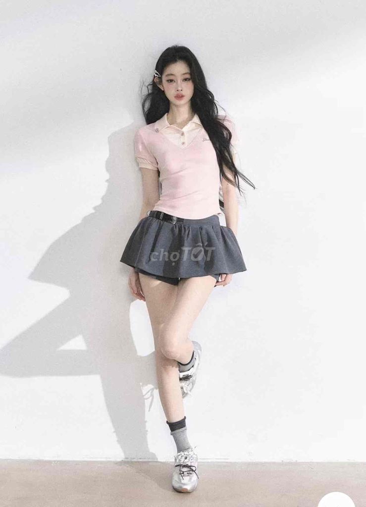 Chân váy Shaoyeyan Nữ Xám size S Mới. Mua bán Quần áo tại Quận Hoàng Mai Hà Nội được đăng bởi Oanh Đinh hình 1