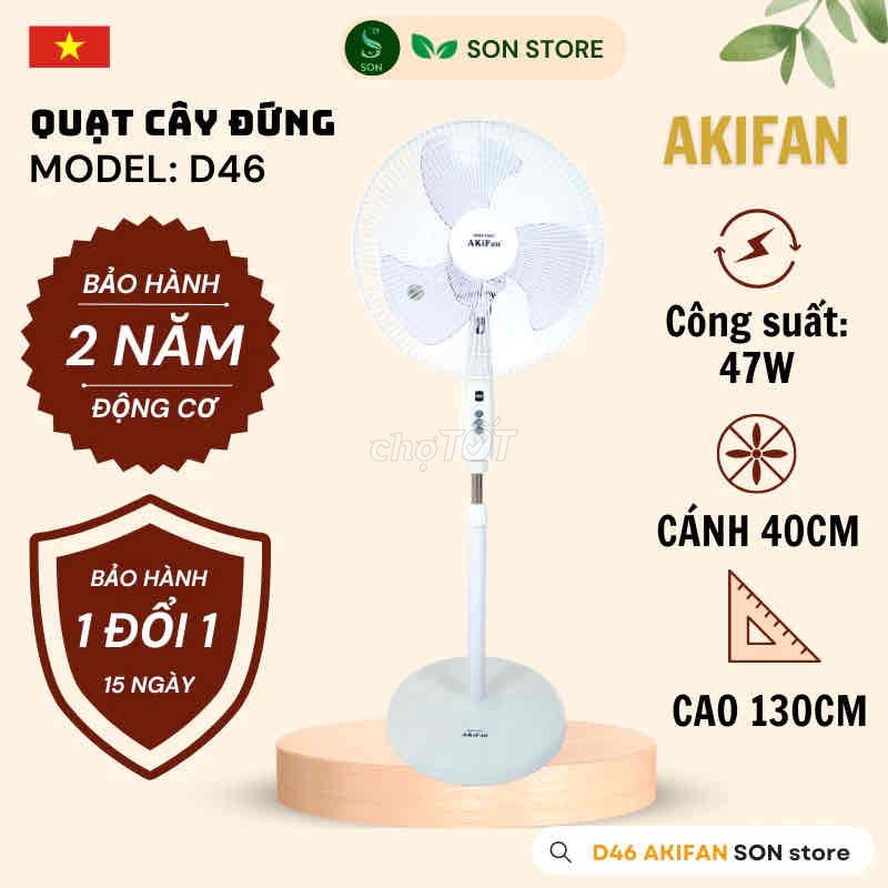 Quạt Cây Đứng AKIFAN D46 - Thiết Kế Dáng Hiện Đại