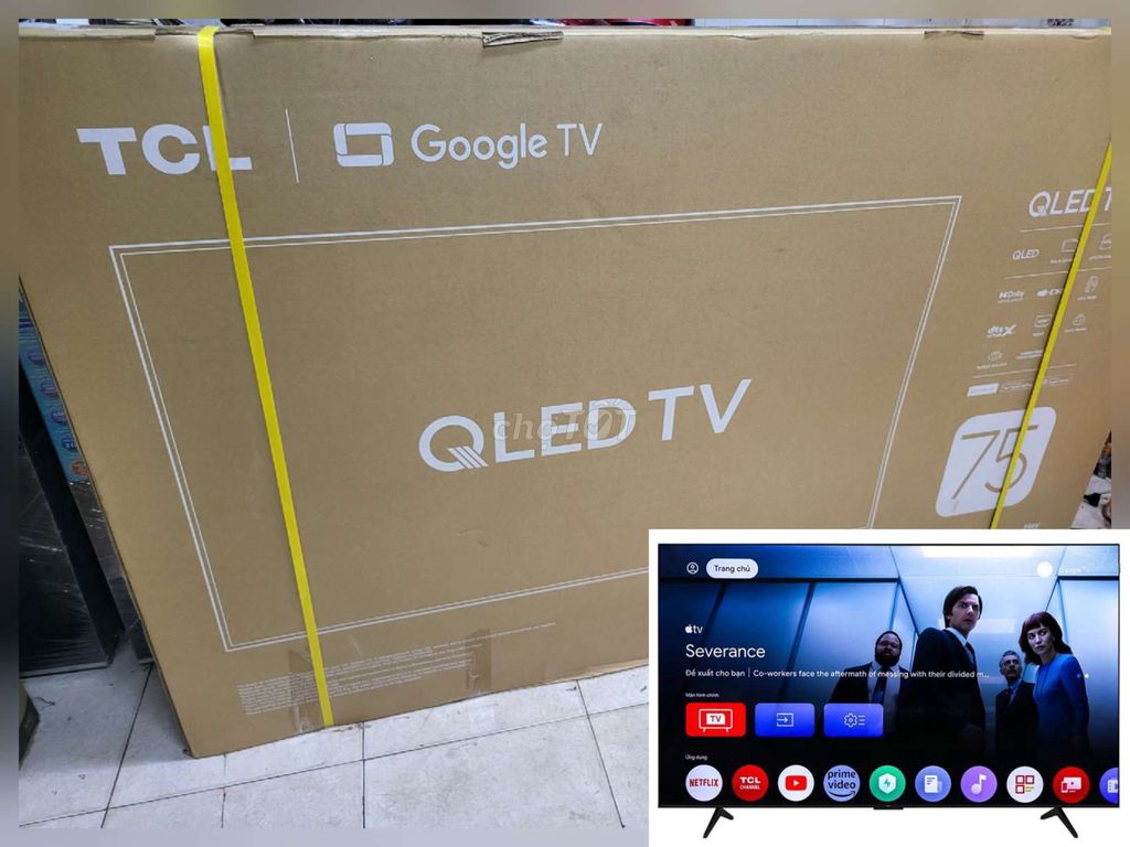 Tv 75 Qled 4K TCL 75P7 Mới NGUYÊN THÙNG GIÁ CỰC Rẻ. Mua bán Tivi, Âm thanh tại Quận 1 Tp Hồ Chí Minh được đăng bởi Xì Trum Vân hình 1
