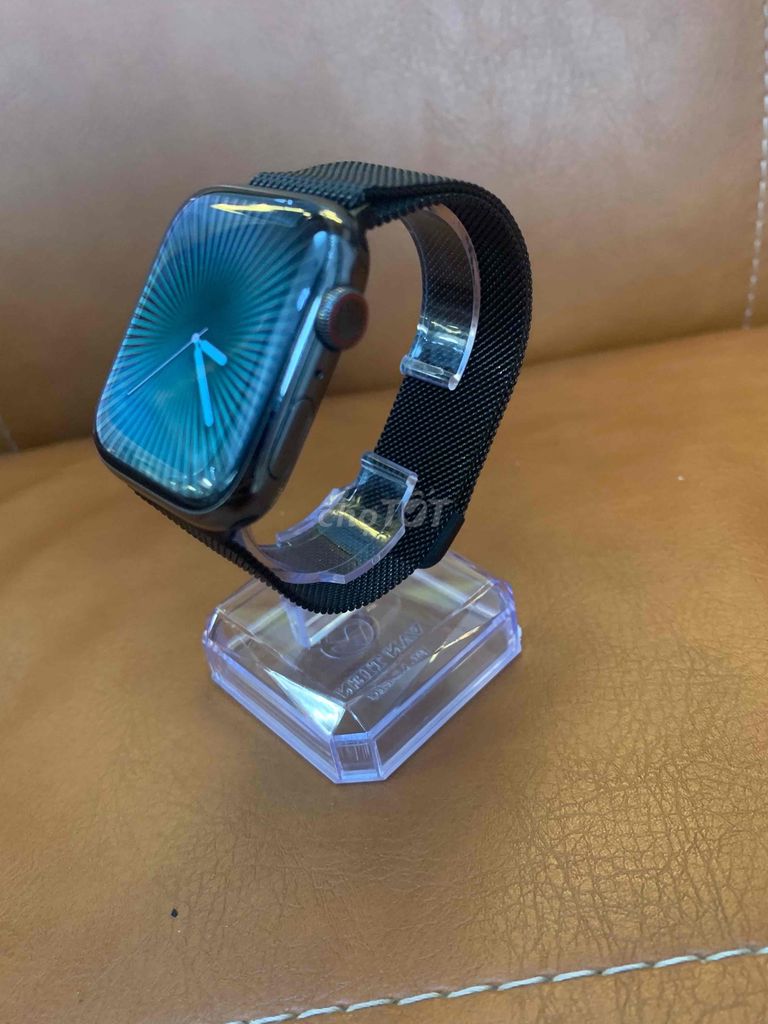 Bán apple watch sr7:45 Thép đen 99 zin 100%