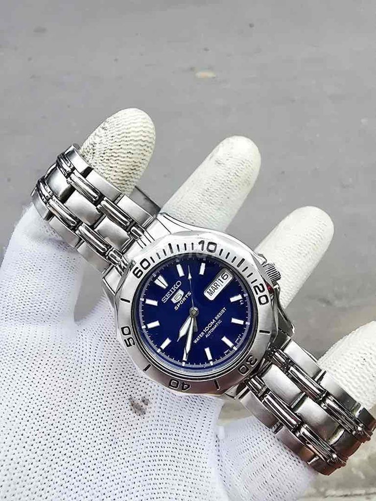 Đồng hồ Seiko 5 Sports Nam Xanh. Mua bán Đồng hồ tại Huyện Hóc Môn Tp Hồ Chí Minh được đăng bởi Hàng Si Thanh Thanh  hình 1