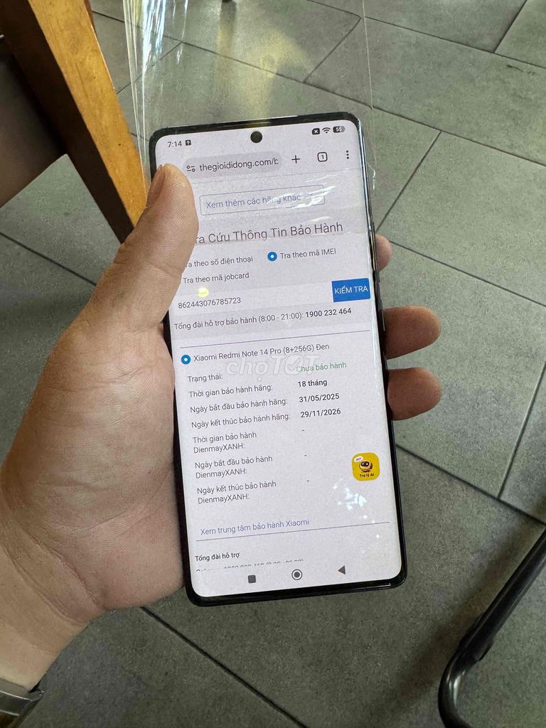 Xiaomi Redmi Note 14 Pro 256GB Đen 99% gl. Mua bán Điện thoại tại Quận Tân Phú Tp Hồ Chí Minh được đăng bởi nguyen son  hình 1
