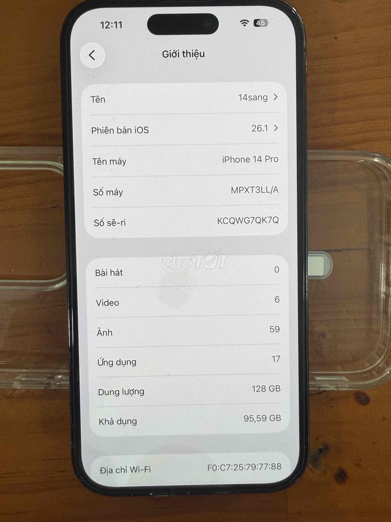 Apple iPhone 14 Pro 128GB Đen. Mua bán Điện thoại tại Thành phố Dĩ An Bình Dương được đăng bởi Michael Phiêu hình 1