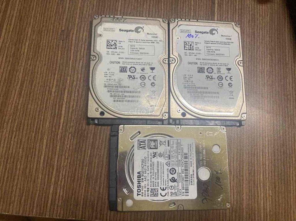 Ổ cứng HDD 500GB 7200 RPM đã sử dụng. Mua bán Linh kiện (RAM, Card...) tại Quận 5 Tp Hồ Chí Minh được đăng bởi lê hoàng khanh hình 1
