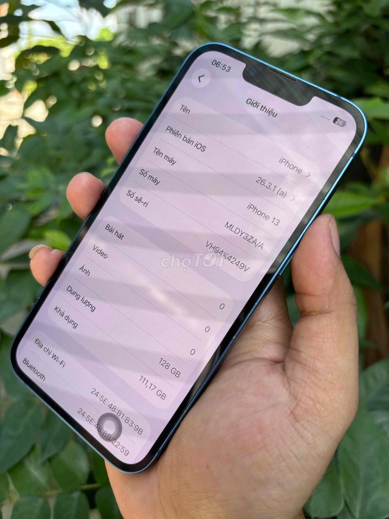 Apple iPhone 13 128GB Xanh 2 sim 96%. Mua bán Điện thoại tại Huyện Bình Chánh Tp Hồ Chí Minh được đăng bởi Lâm mobiphone hình 1