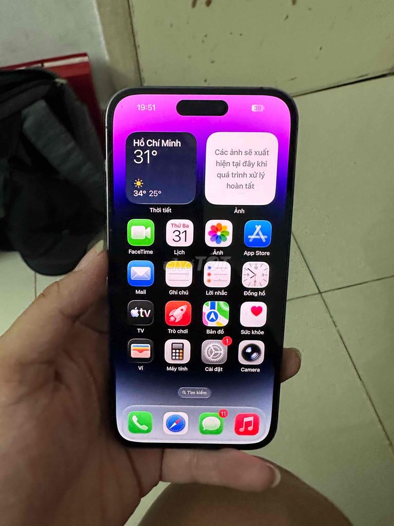 Apple iPhone 14 Pro Max 128GB QT truetone face ok. Mua bán Điện thoại tại Thành phố Thủ Đức Tp Hồ Chí Minh được đăng bởi bin  hình 1