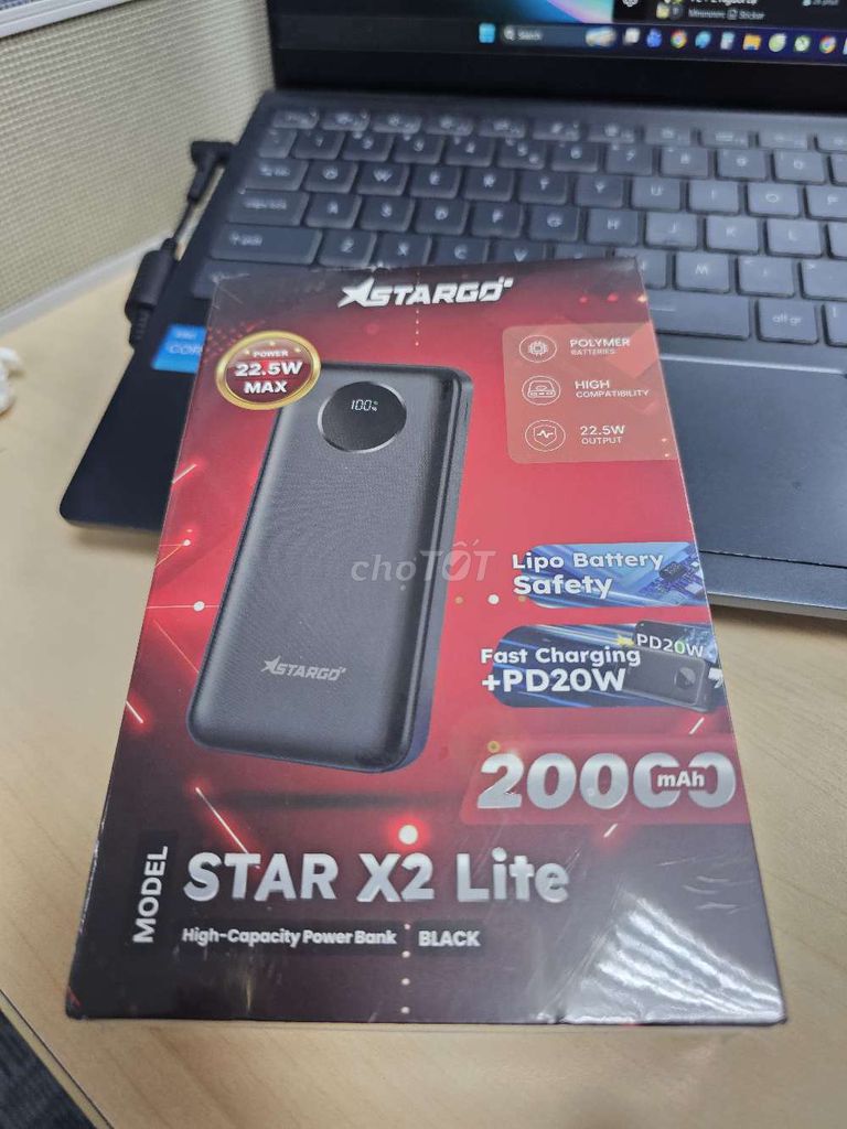 Sạc dự phòng Stargo Star X2 Lite. Mua bán Phụ kiện (Màn hình, Chuột...) tại Quận 7 Tp Hồ Chí Minh được đăng bởi Minh Le hình 1