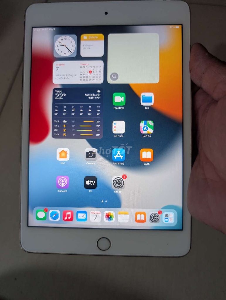 Apple iPad mini 4 64GB Vàng Đã sử dụng. Mua bán Máy tính bảng tại Thành phố Dĩ An Bình Dương được đăng bởi Huỳnh Văn Minh  hình 1