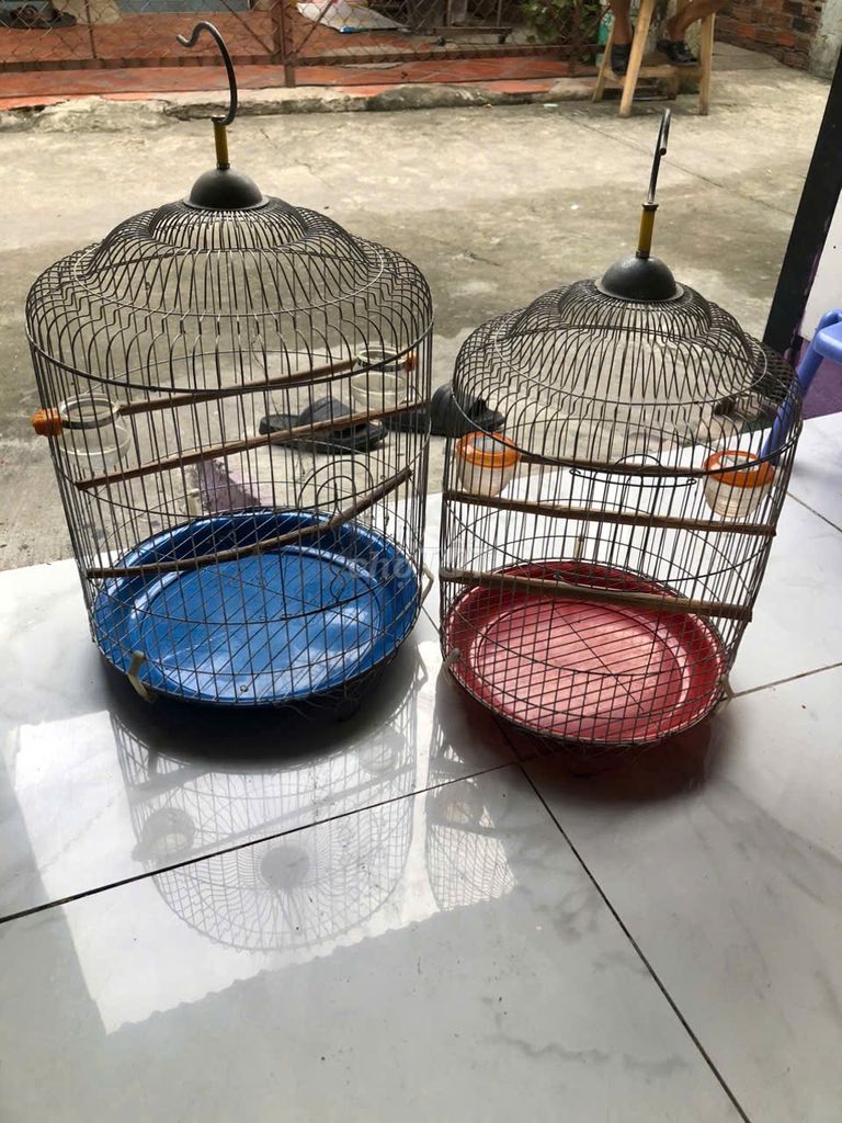 2 Lồng chim kim loại. Mua bán Phụ kiện, Thức ăn, Dịch vụ tại Thị xã Tân Uyên Bình Dương được đăng bởi Quốc Tấn hình 1