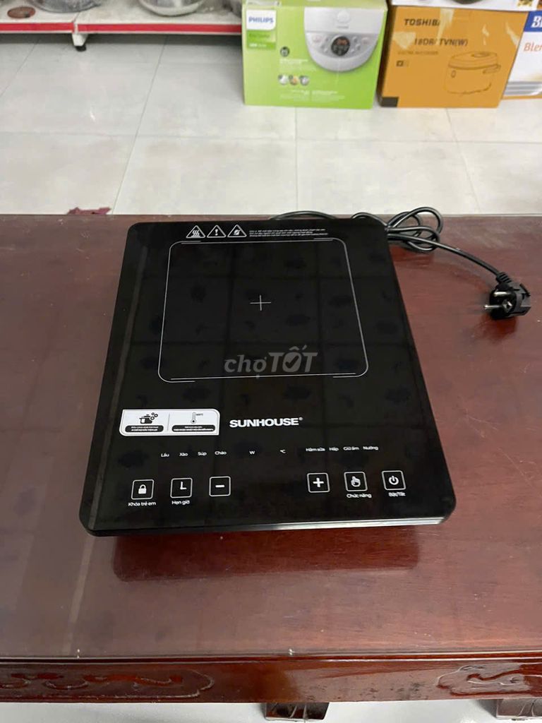 Bếp từ Sunhouse SHD6805 công suất 2000w. Mua bán Bếp, lò, đồ điện nhà bếp tại Huyện Bình Chánh Tp Hồ Chí Minh được đăng bởi Điện Máy Cát Tường hình 1